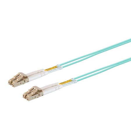 Monoprice OM3 Fiber Optic Cable - LC/LC_ 50/125 Type_ MultiMode_ Duplex_ 10GB_ O 38275